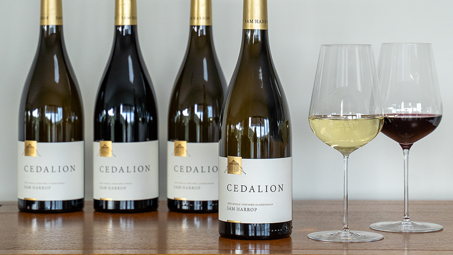 Sam Harrop Wine Cedalion Chardonnay and Syrah